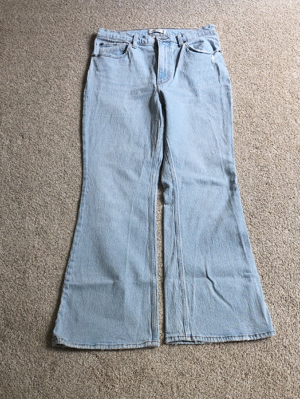 Abercrombie & Fitch Light Blue Flare Jeans